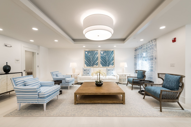 Lobby sitting area