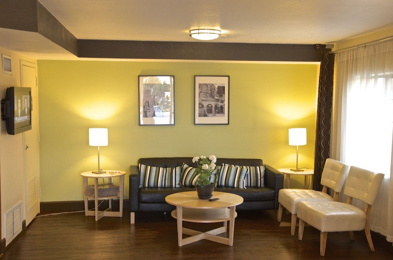 Lobby sitting area