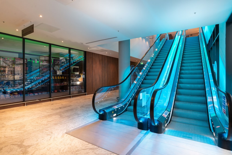 Interior entrance