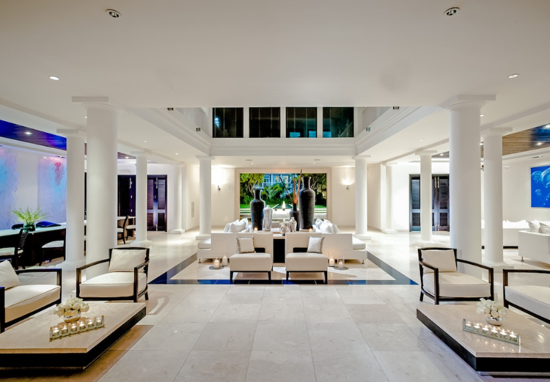 Lobby sitting area