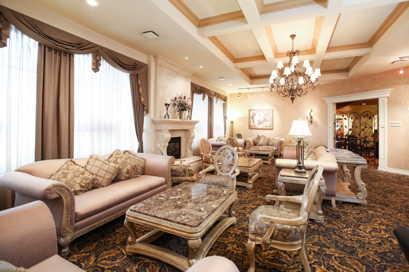 Lobby sitting area