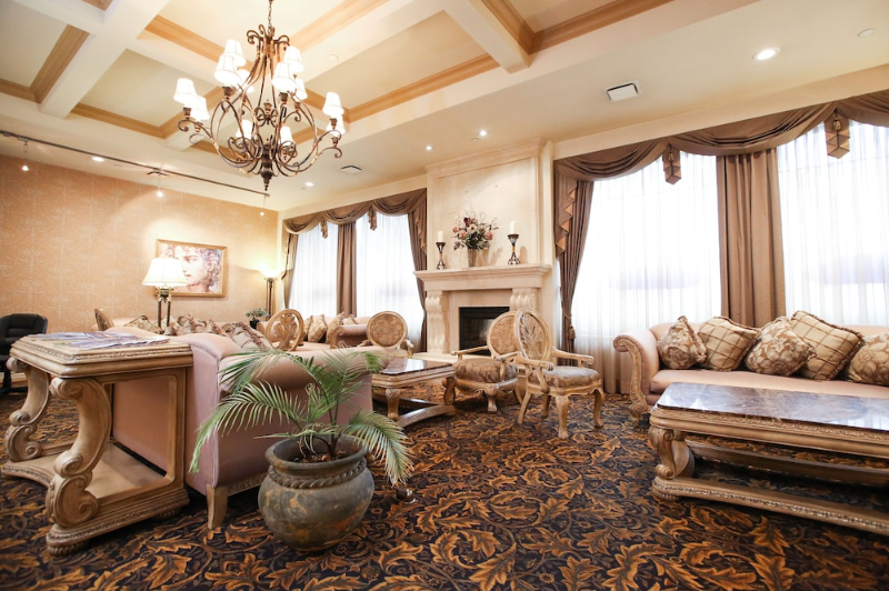 Lobby sitting area