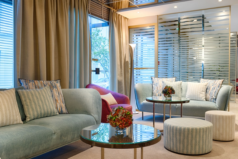 Lobby sitting area