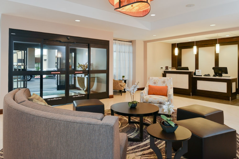 Lobby sitting area