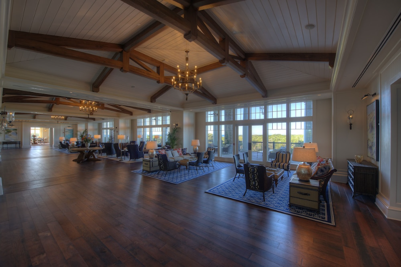 Lobby sitting area