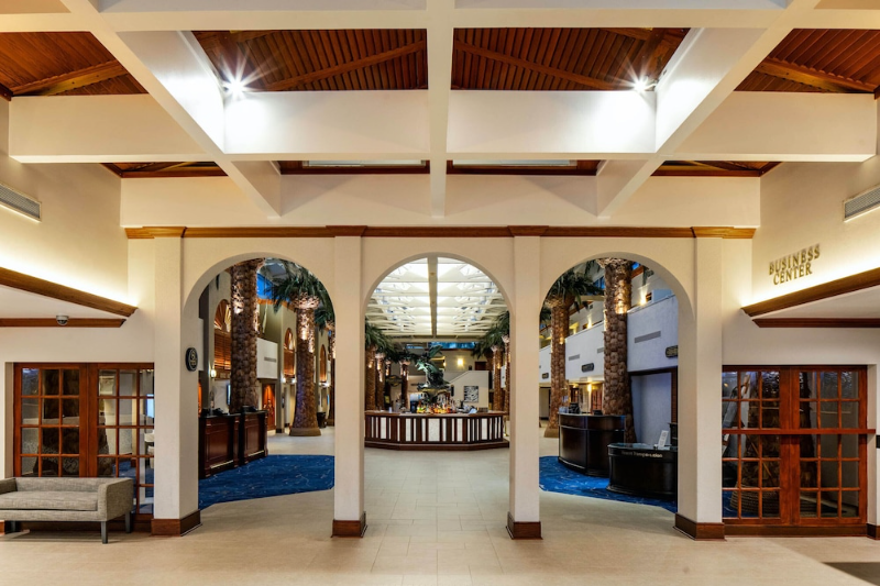 Interior entrance