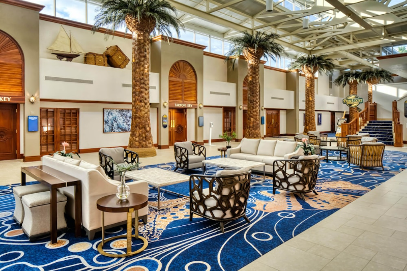 Lobby sitting area