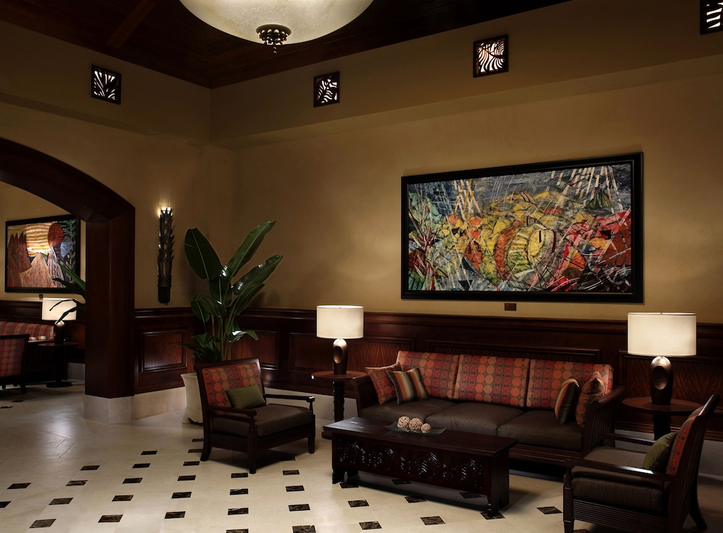 Lobby sitting area