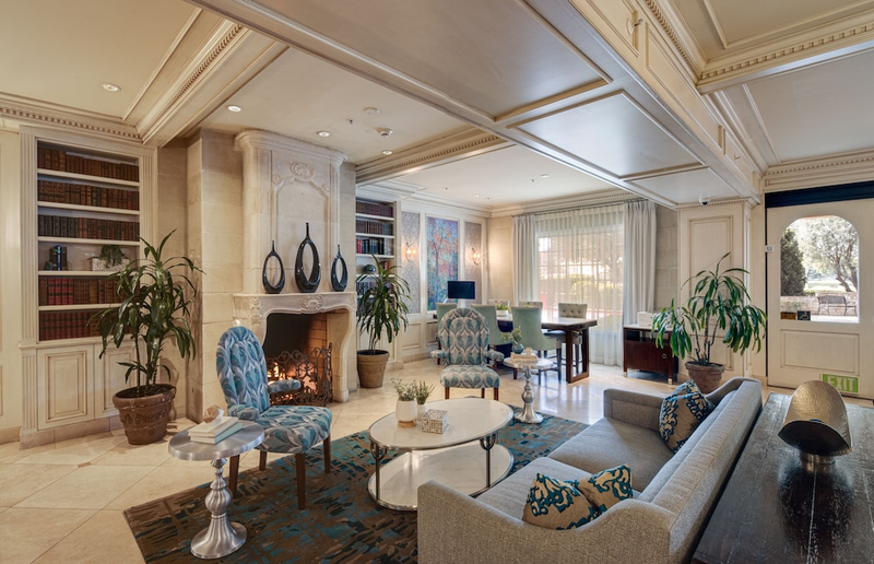 Lobby sitting area