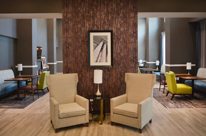 Lobby sitting area