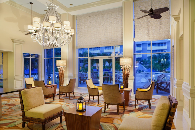 Lobby sitting area
