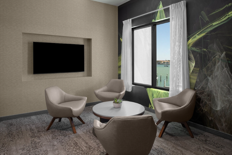 Lobby sitting area