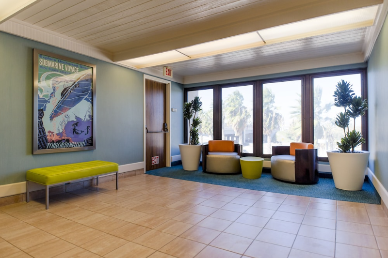 Lobby sitting area