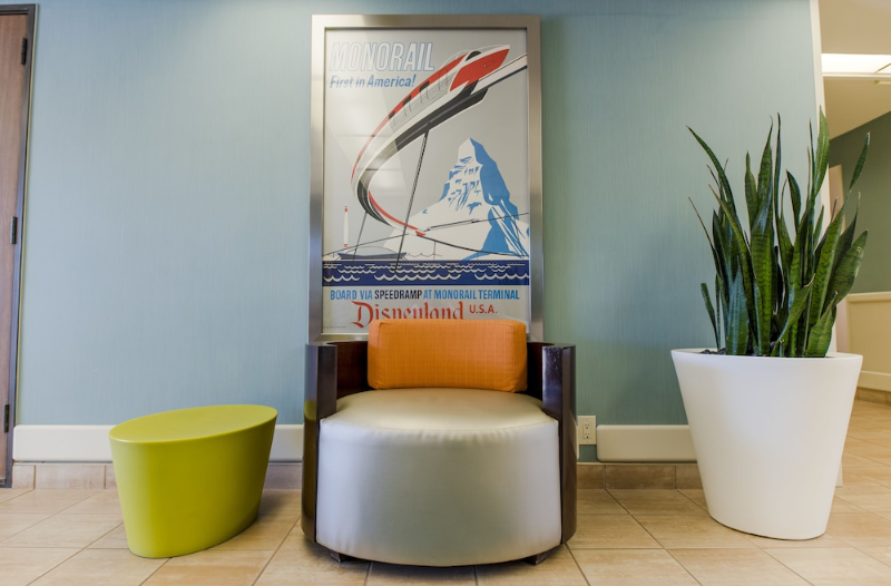 Lobby sitting area