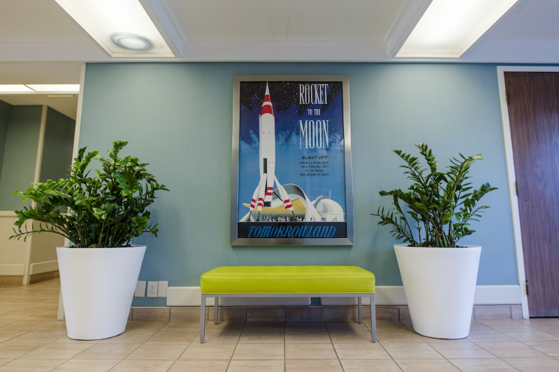 Lobby sitting area