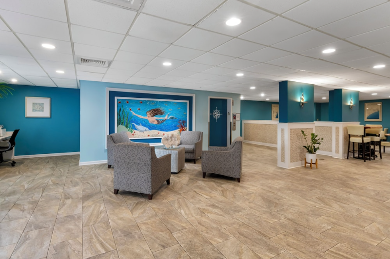 Lobby sitting area