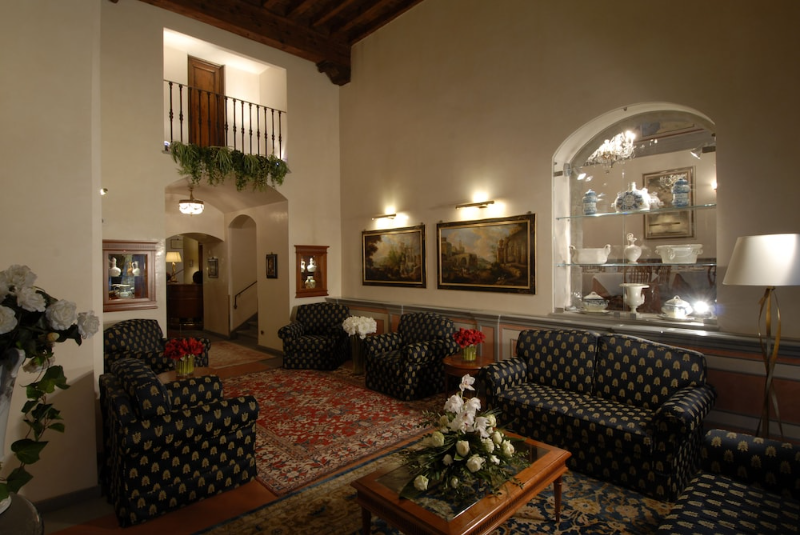 Lobby sitting area