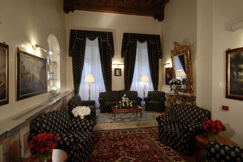 Lobby sitting area
