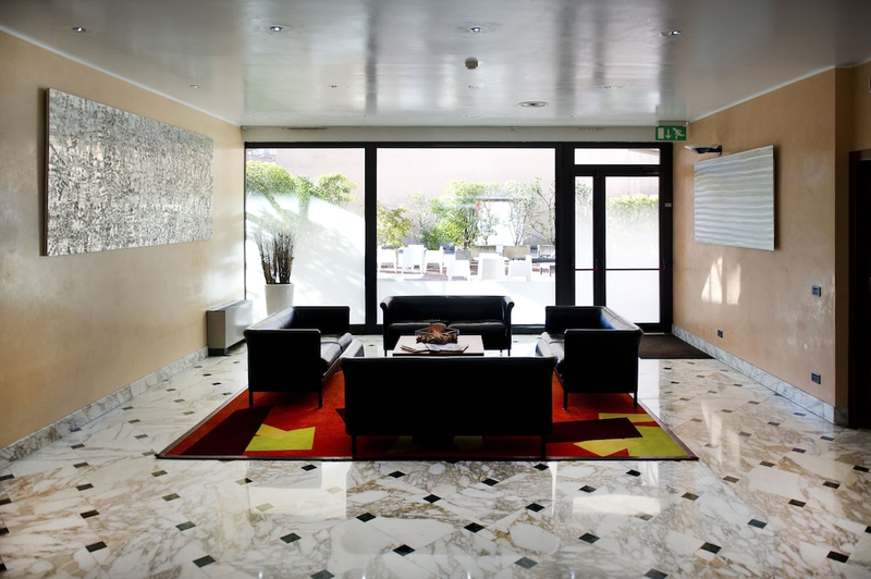Lobby sitting area