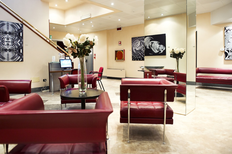 Lobby sitting area