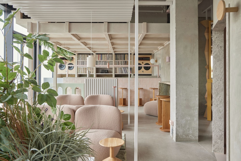 Lobby sitting area