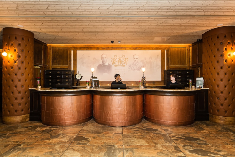 Interior entrance