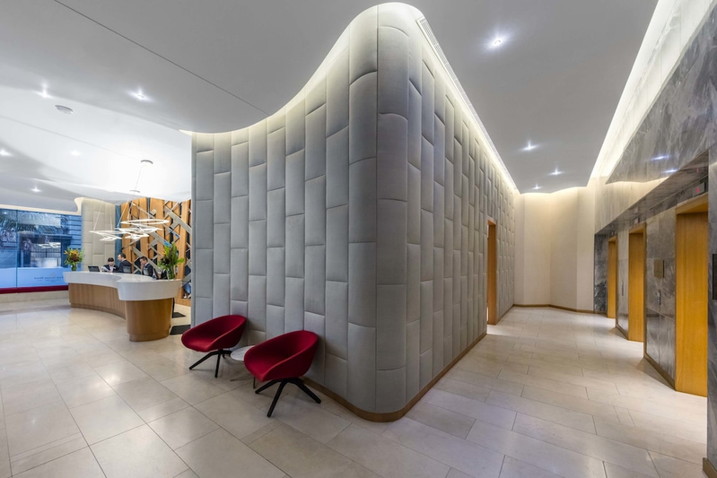 Lobby sitting area