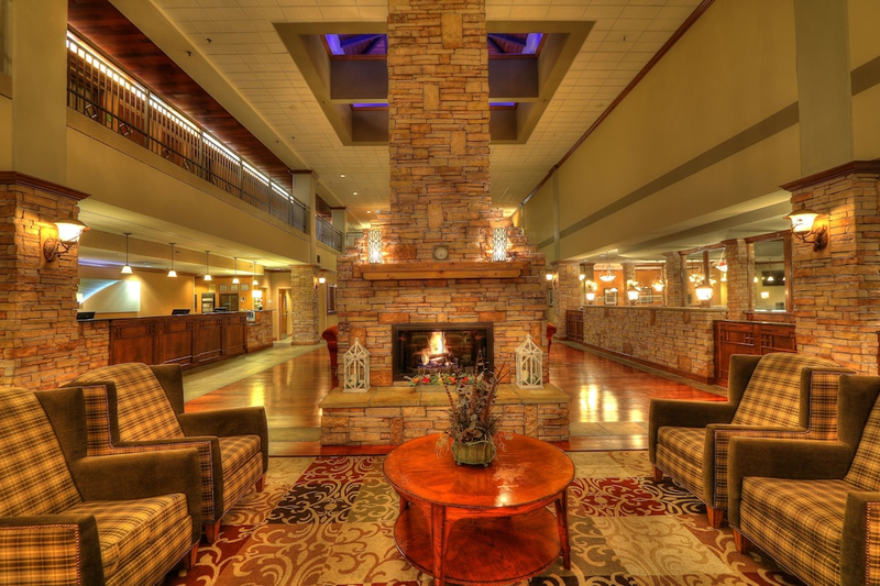 Interior entrance