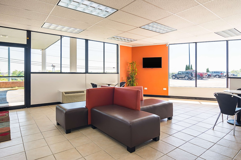 Lobby sitting area