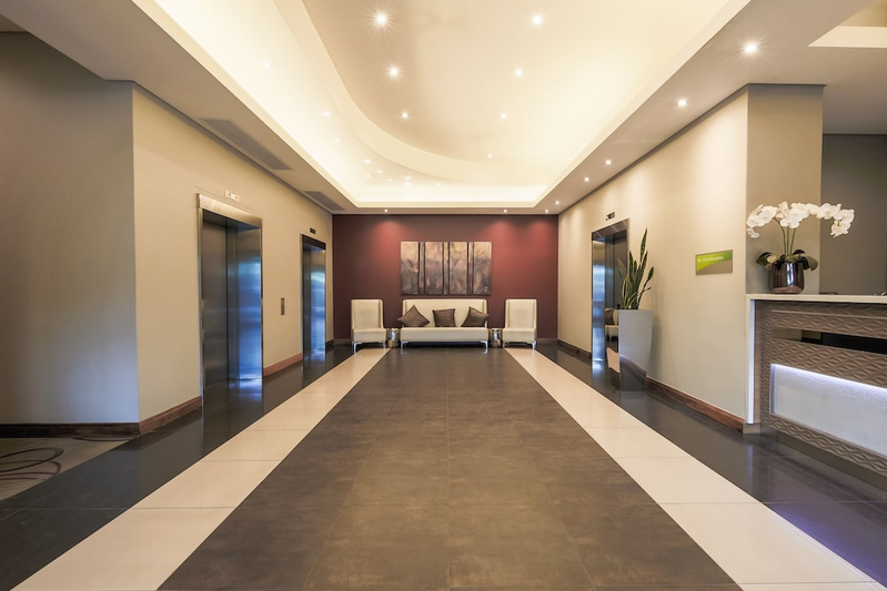 Interior entrance