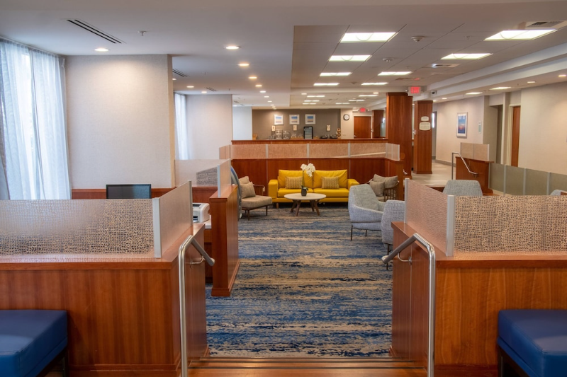 Lobby sitting area