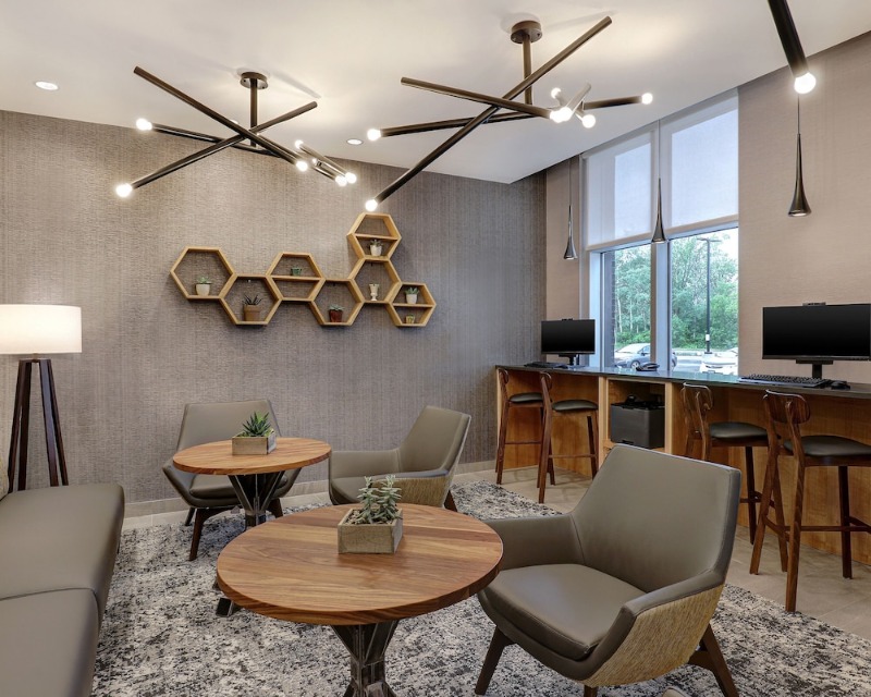 Lobby sitting area
