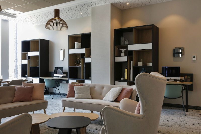 Lobby sitting area