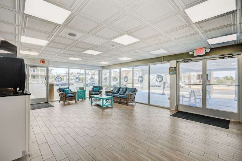 Lobby sitting area